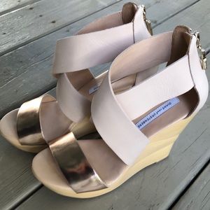 Diane Von Furstenberg platform wedge sandal